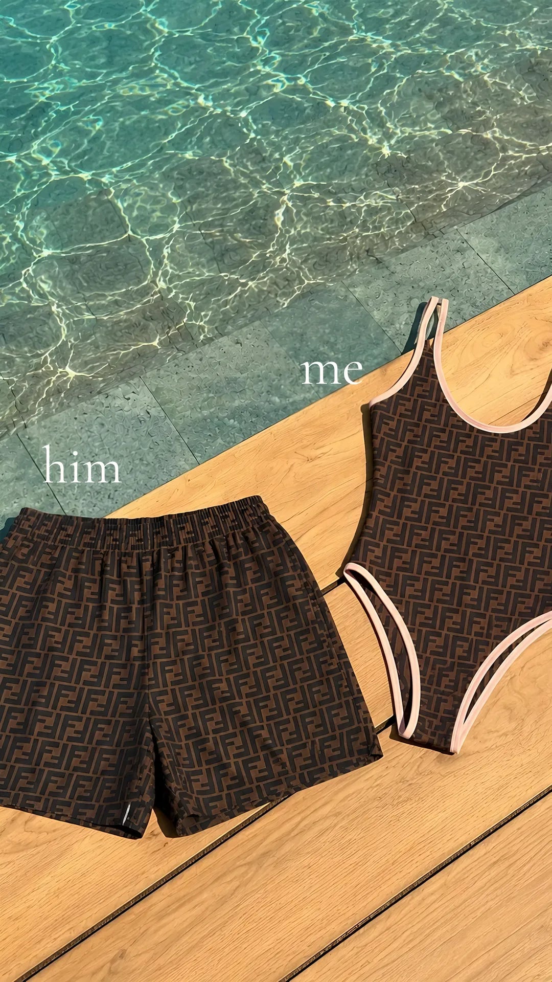 Maillot de bain et short